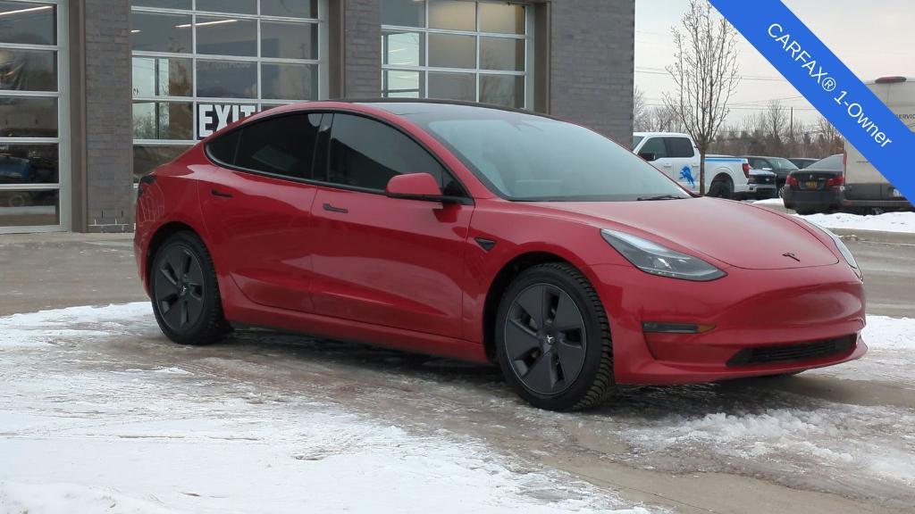 used 2023 Tesla Model 3 car, priced at $27,495