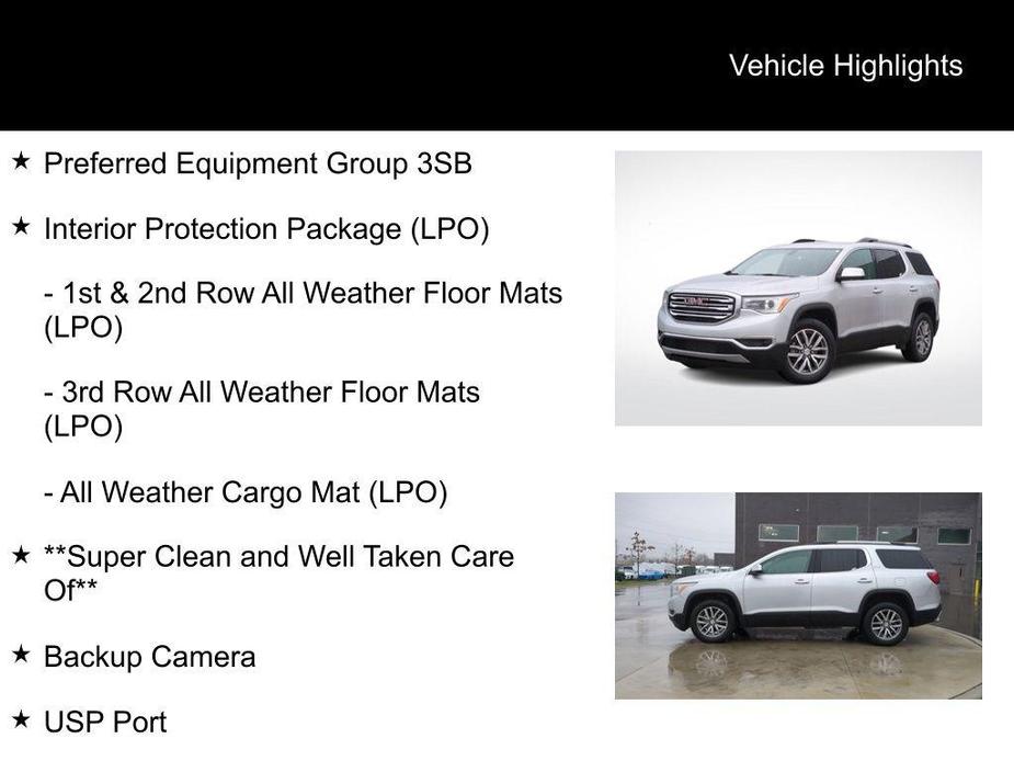 used 2019 GMC Acadia car, priced at $19,995