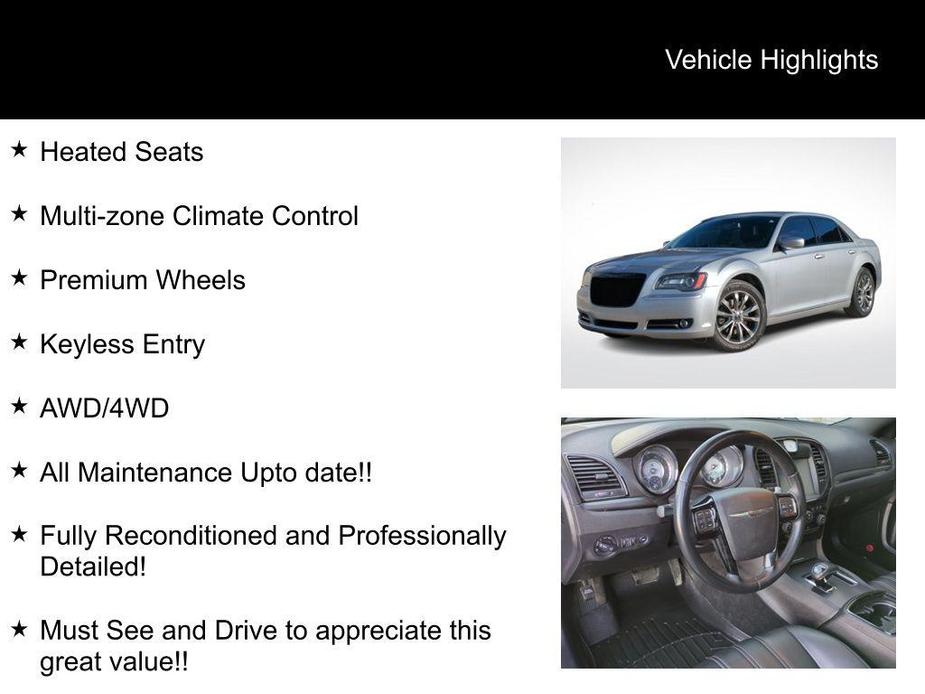 used 2014 Chrysler 300 car, priced at $9,495