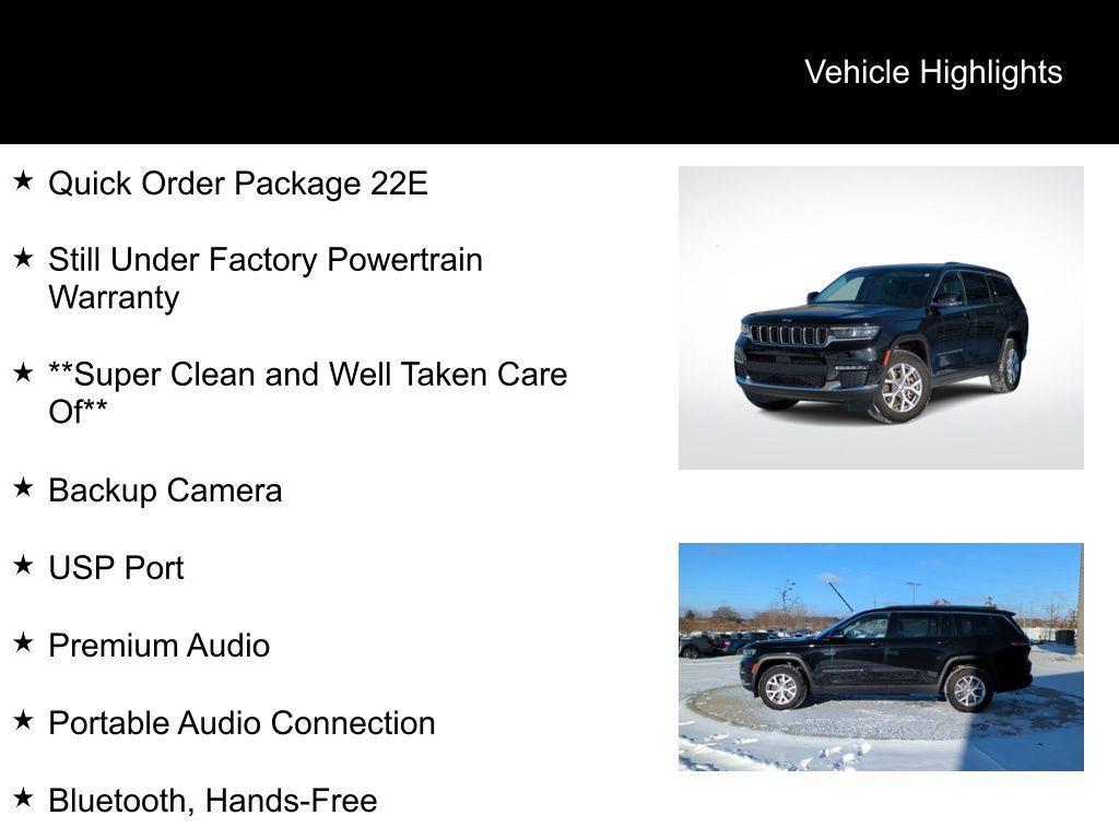 used 2021 Jeep Grand Cherokee L car, priced at $29,495