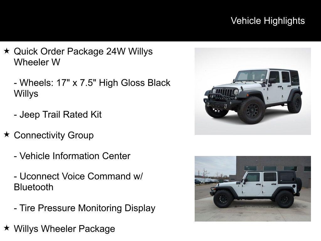 used 2018 Jeep Wrangler JK Unlimited car, priced at $16,495