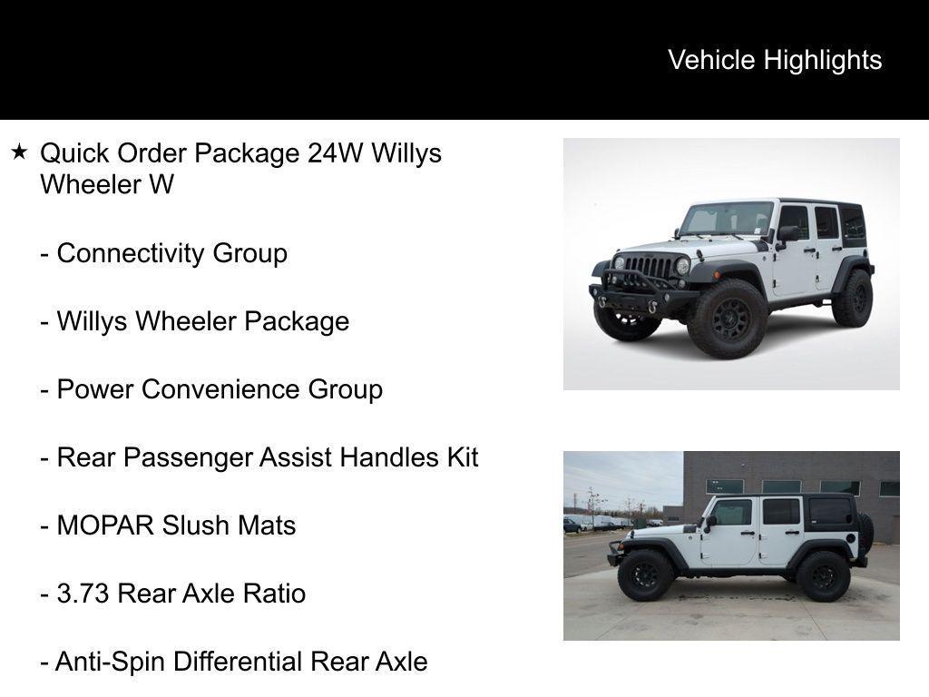 used 2018 Jeep Wrangler JK Unlimited car, priced at $16,495