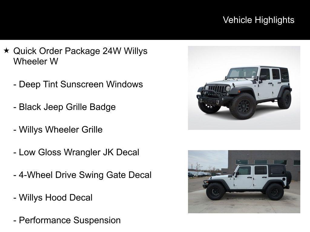 used 2018 Jeep Wrangler JK Unlimited car, priced at $16,495