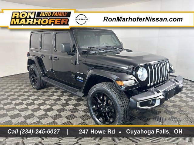 used 2021 Jeep Wrangler Unlimited 4xe car, priced at $29,220