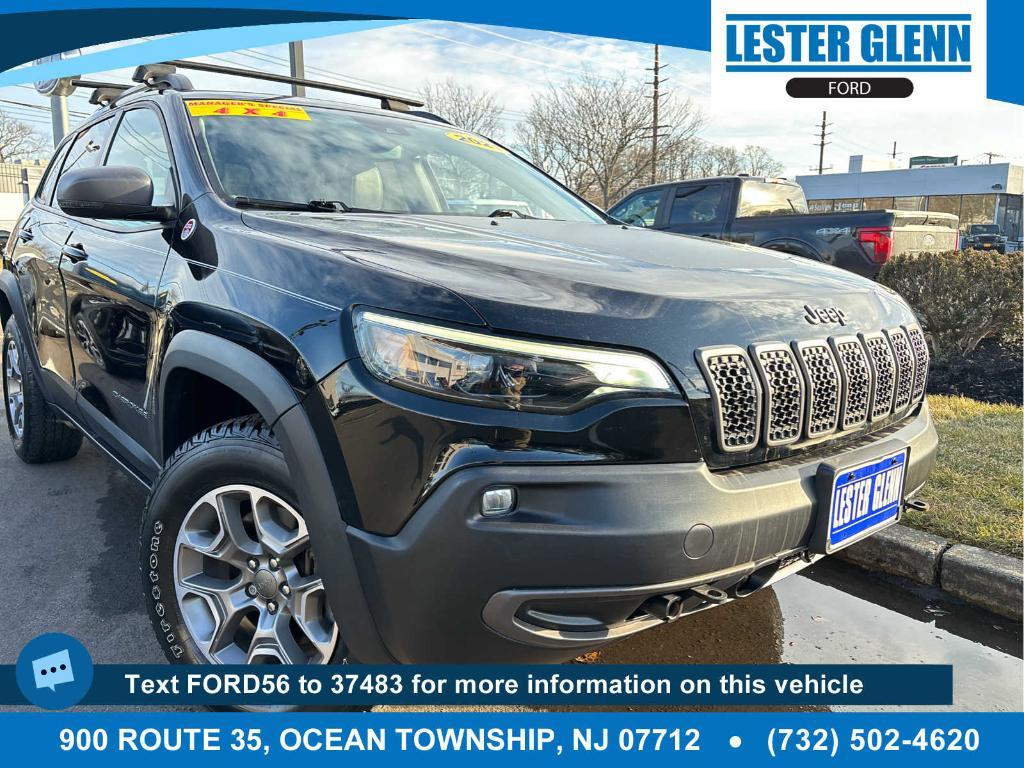 used 2021 Jeep Cherokee car, priced at $20,835