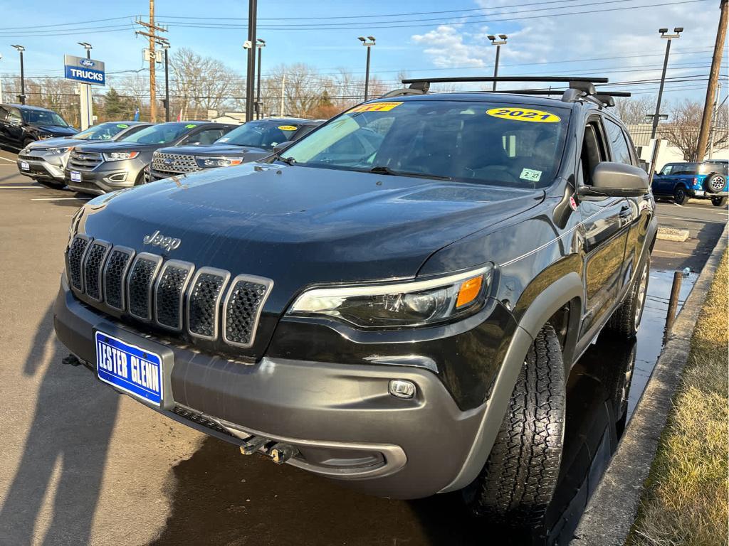 used 2021 Jeep Cherokee car, priced at $21,835