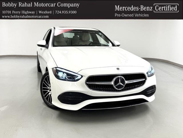 used 2024 Mercedes-Benz C-Class car, priced at $45,980