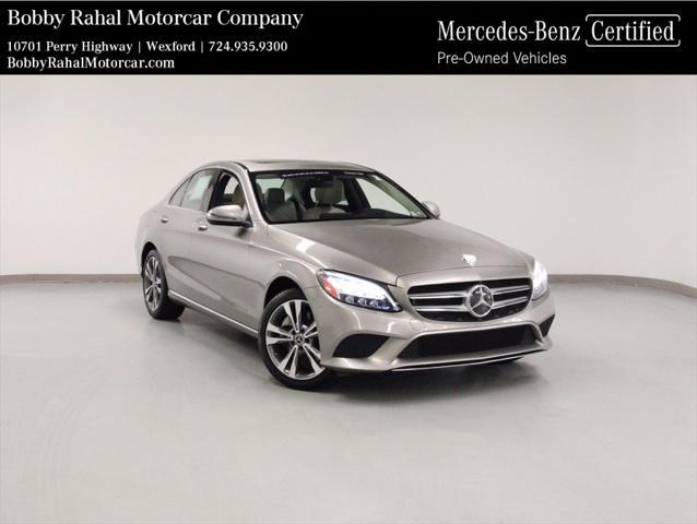used 2021 Mercedes-Benz C-Class car, priced at $28,550