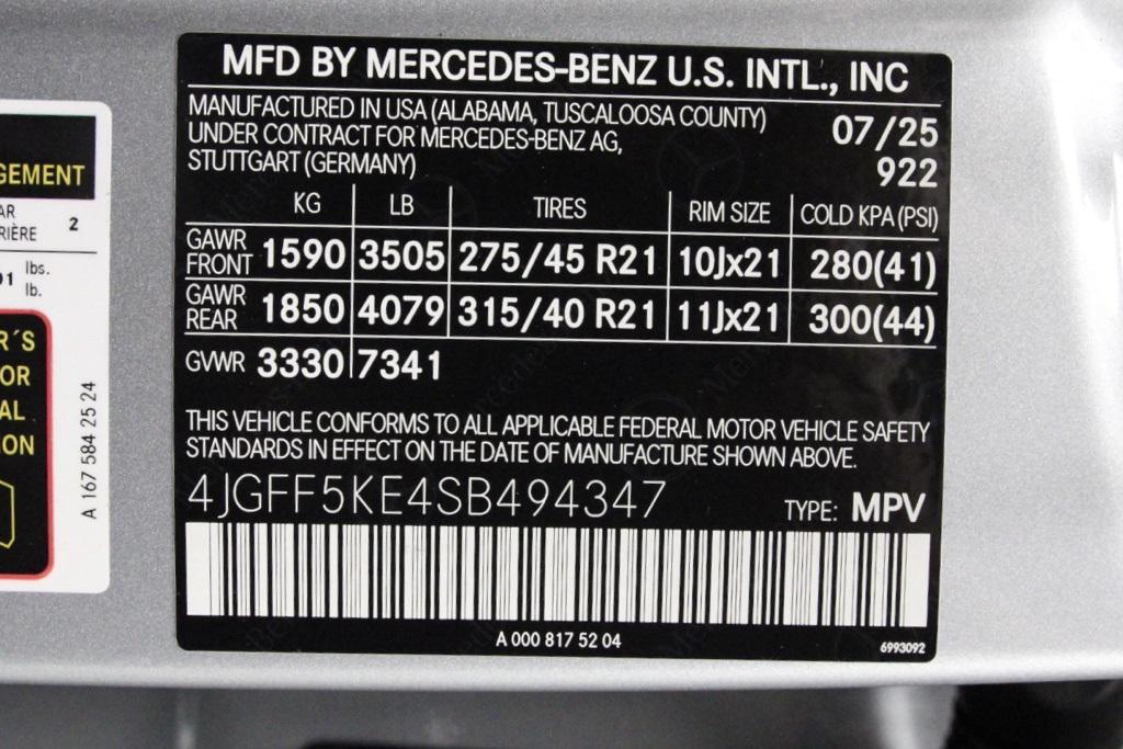 new 2025 Mercedes-Benz GLS 450 car, priced at $99,600