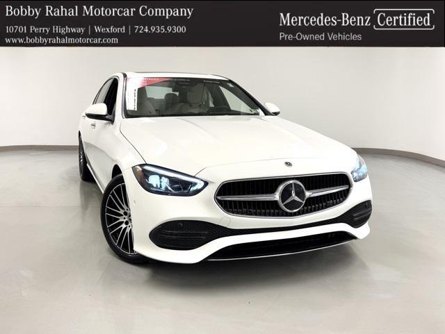 used 2024 Mercedes-Benz C-Class car, priced at $45,980