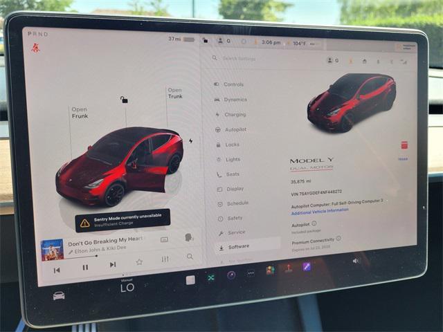 used 2022 Tesla Model Y car, priced at $33,998