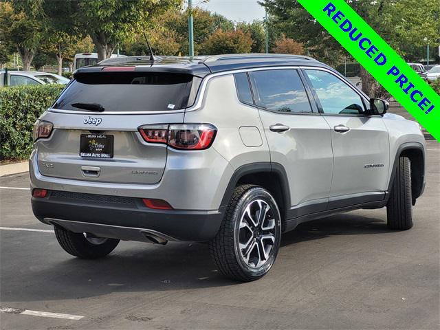 used 2023 Jeep Compass car, priced at $19,999