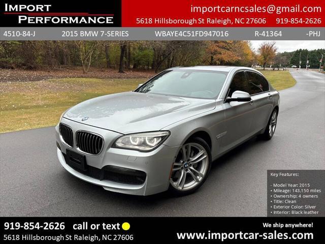 used 2015 BMW 750 car, priced at $13,495