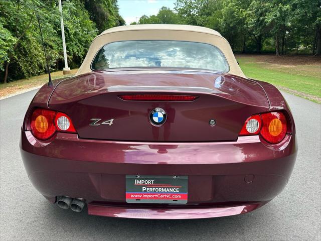 used 2004 BMW Z4 car, priced at $15,495