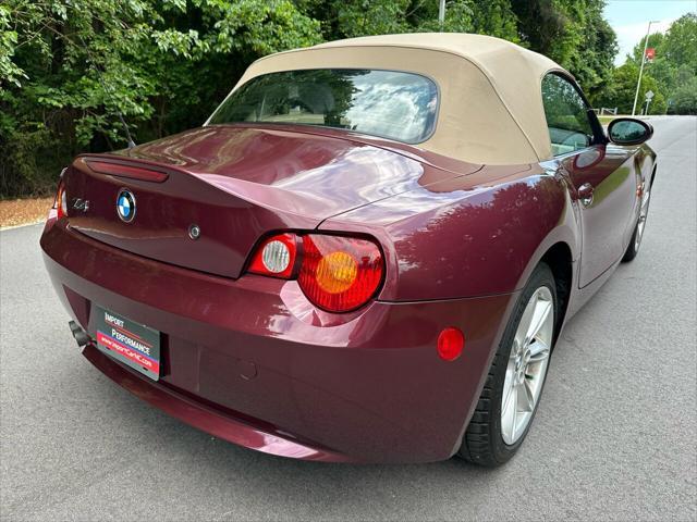 used 2004 BMW Z4 car, priced at $15,495