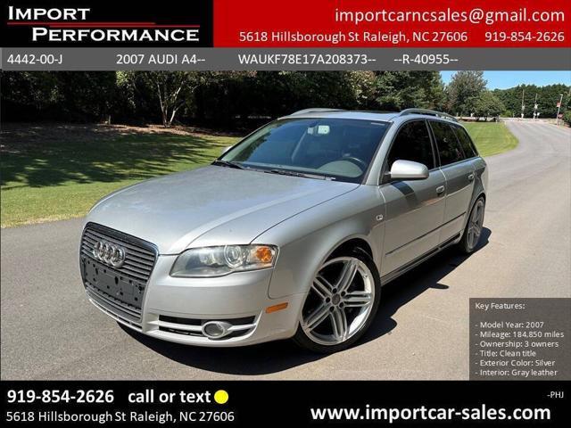 used 2007 Audi A4 car, priced at $5,995