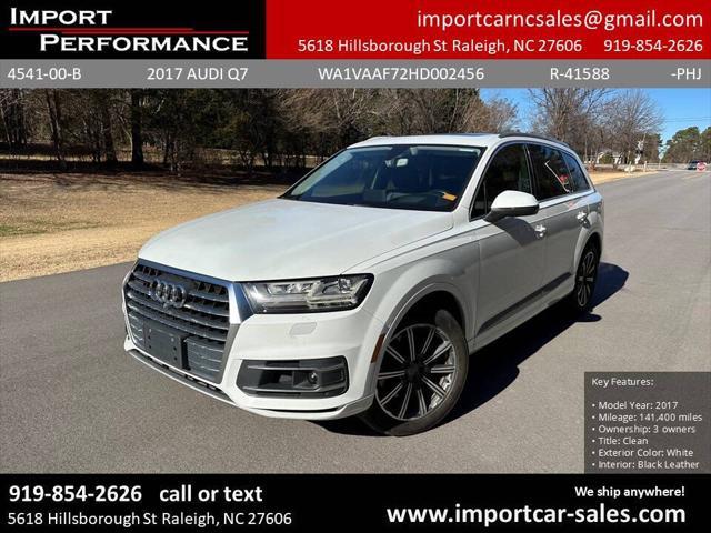 used 2017 Audi Q7 car, priced at $14,195