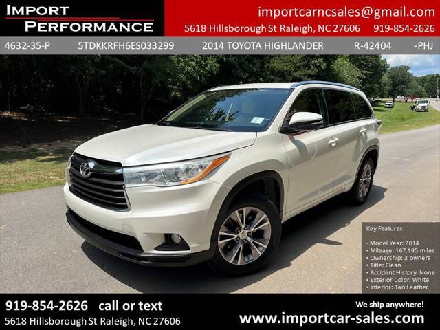 used 2014 Toyota Highlander car, priced at $14,495