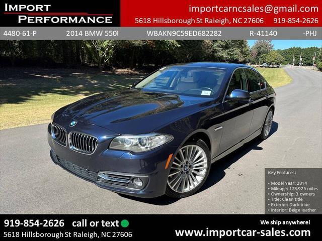 used 2014 BMW 550 car, priced at $13,495