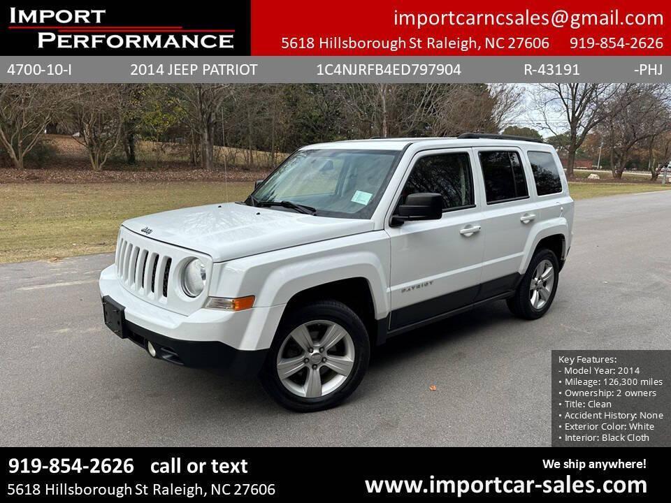 used 2014 Jeep Patriot car, priced at $7,500
