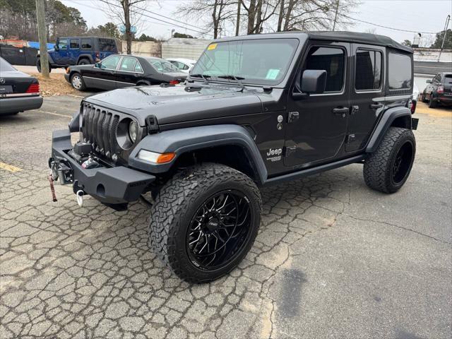 used 2018 Jeep Wrangler Unlimited car, priced at $22,500