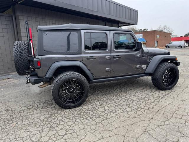 used 2018 Jeep Wrangler Unlimited car, priced at $22,500