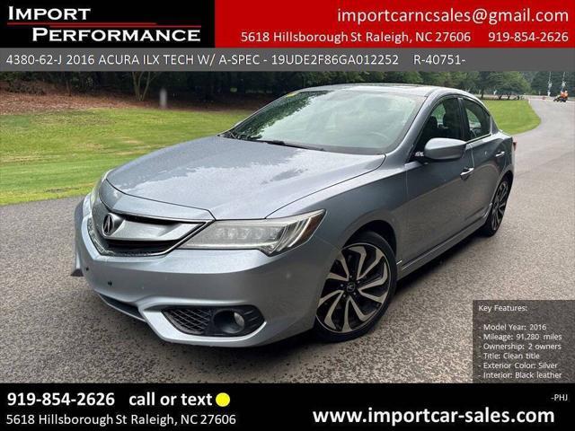 used 2016 Acura ILX car, priced at $13,495