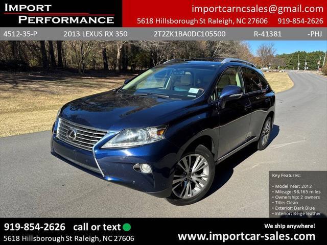 used 2013 Lexus RX 350 car, priced at $16,495