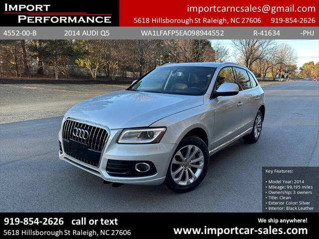 used 2014 Audi Q5 car, priced at $10,795