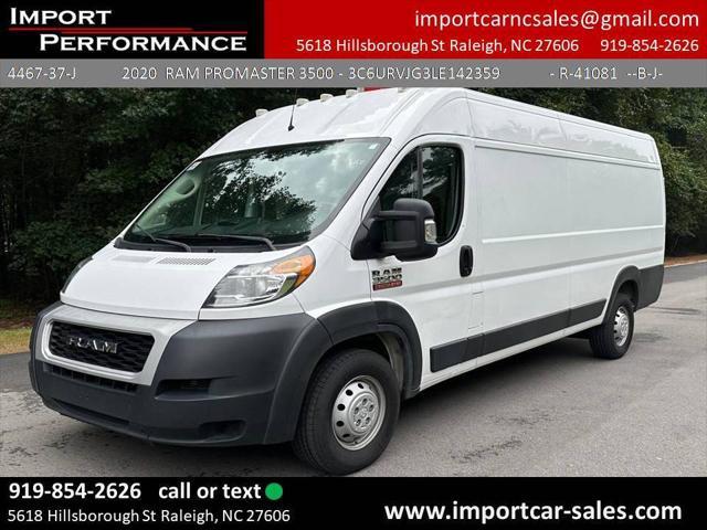 used 2020 Ram ProMaster 3500 car, priced at $15,495