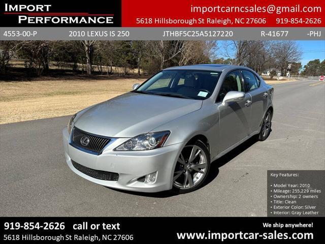 used 2010 Lexus IS 250 car, priced at $6,995