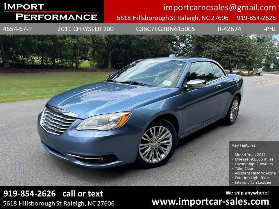 used 2011 Chrysler 200 car, priced at $8,195