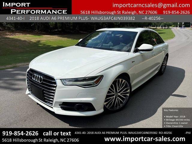 used 2018 Audi A6 car, priced at $19,557