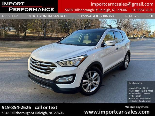 used 2016 Hyundai Santa Fe Sport car, priced at $10,995