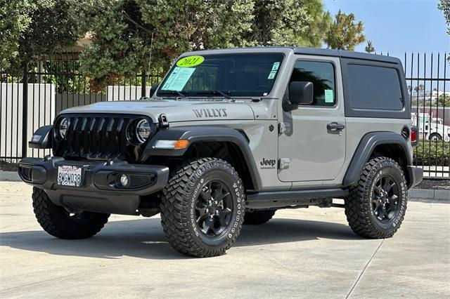 used 2021 Jeep Wrangler car, priced at $31,895