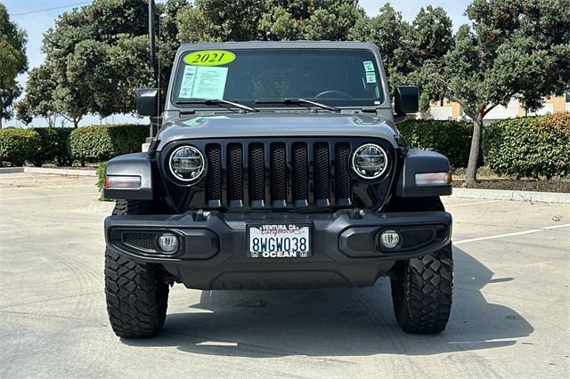 used 2021 Jeep Wrangler car, priced at $31,895