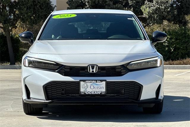 new 2025 Honda Civic car, priced at $29,055