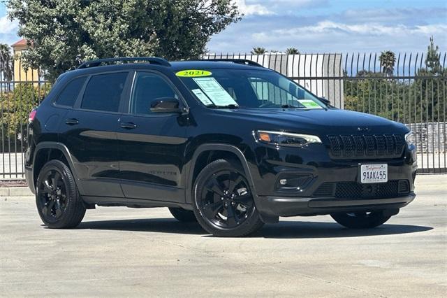 used 2021 Jeep Cherokee car, priced at $21,895