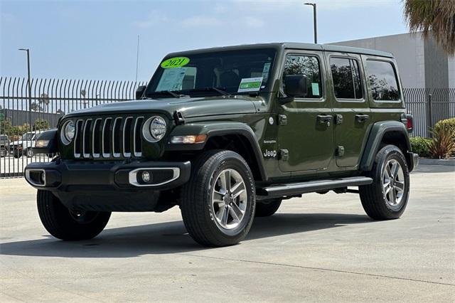 used 2021 Jeep Wrangler Unlimited car, priced at $32,895