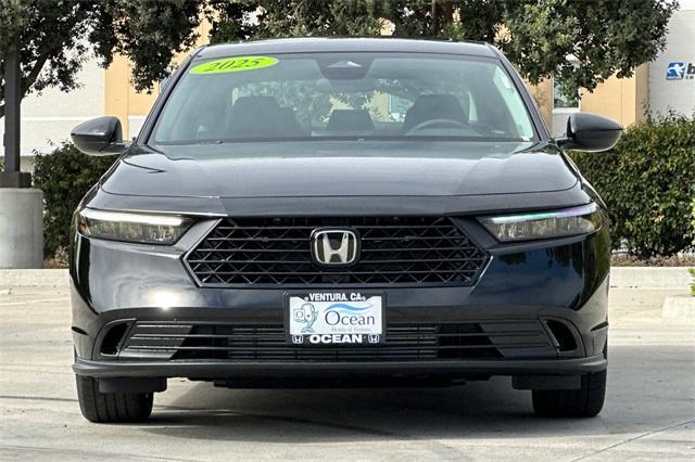 new 2025 Honda Accord car, priced at $31,710