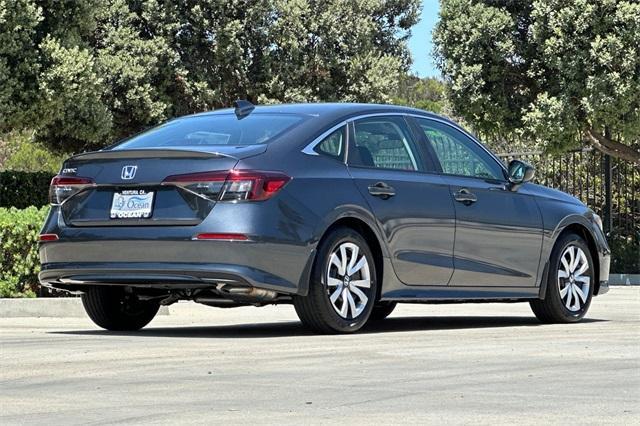 new 2025 Honda Civic car, priced at $25,400