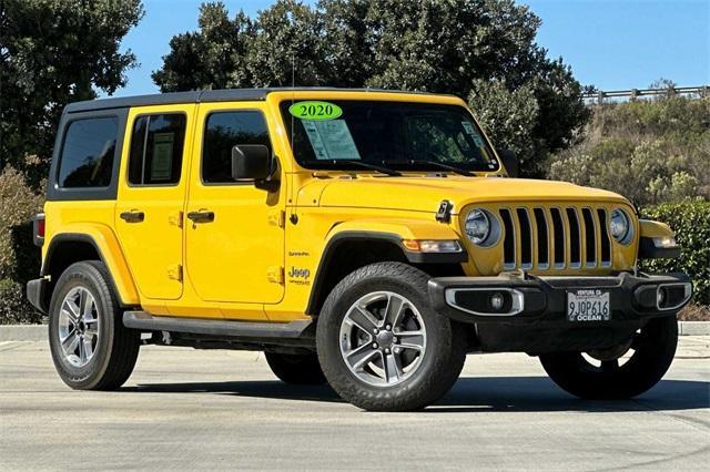 used 2020 Jeep Wrangler Unlimited car, priced at $27,687