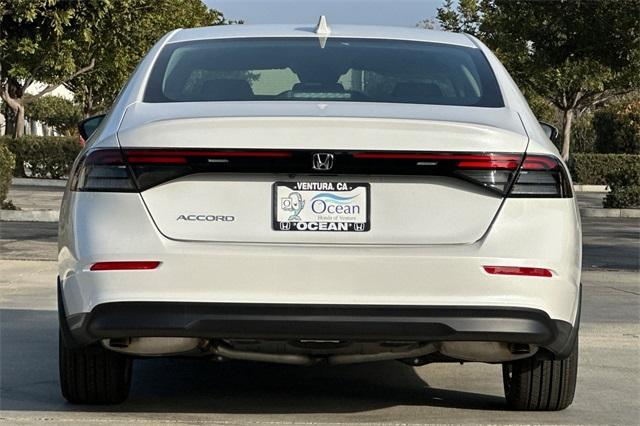 new 2025 Honda Accord car, priced at $29,945