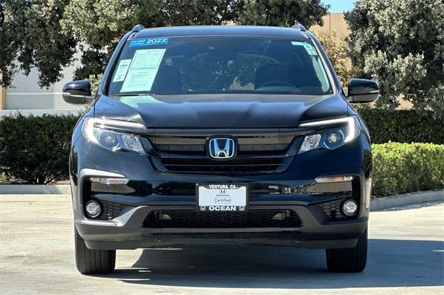 used 2022 Honda Pilot car, priced at $29,895