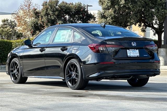 new 2025 Honda Civic Hybrid car, priced at $30,100