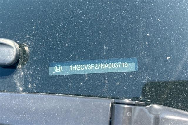 used 2022 Honda Accord Hybrid car, priced at $27,750