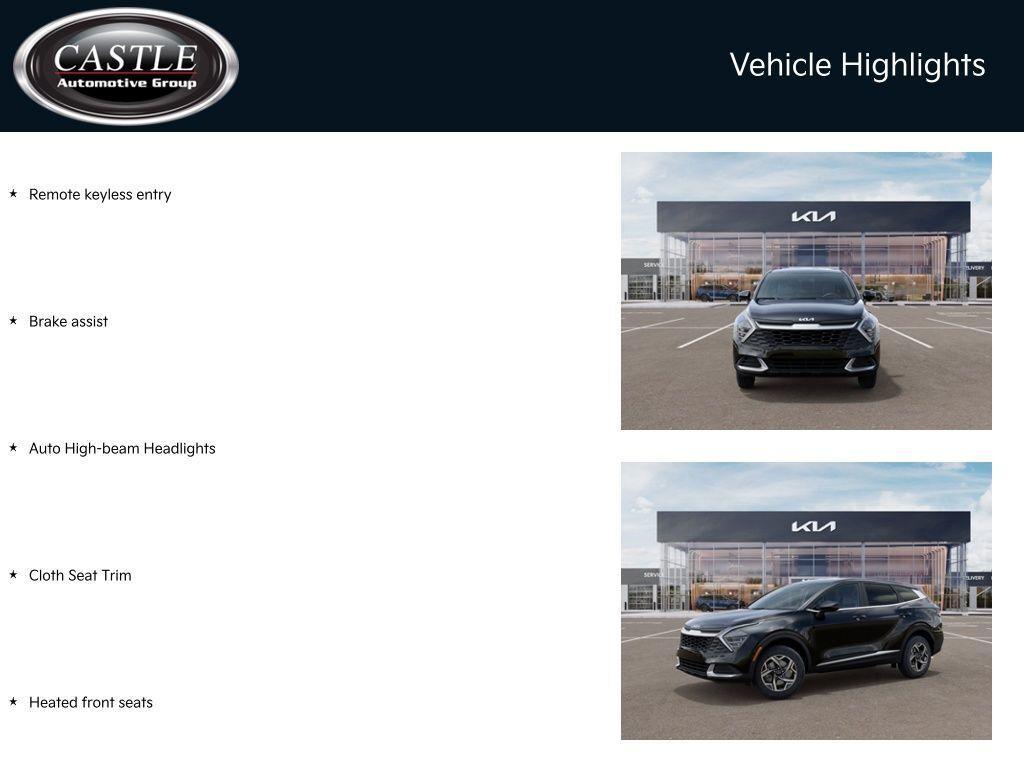 new 2025 Kia Sportage car, priced at $27,660