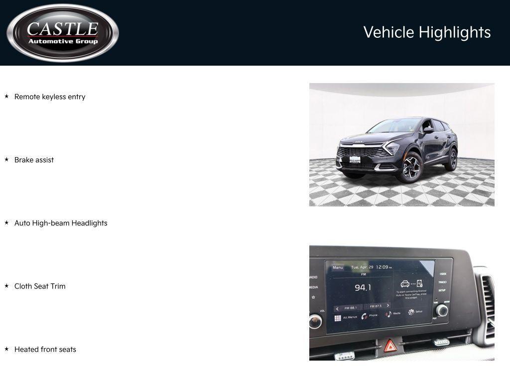 new 2025 Kia Sportage car, priced at $27,910