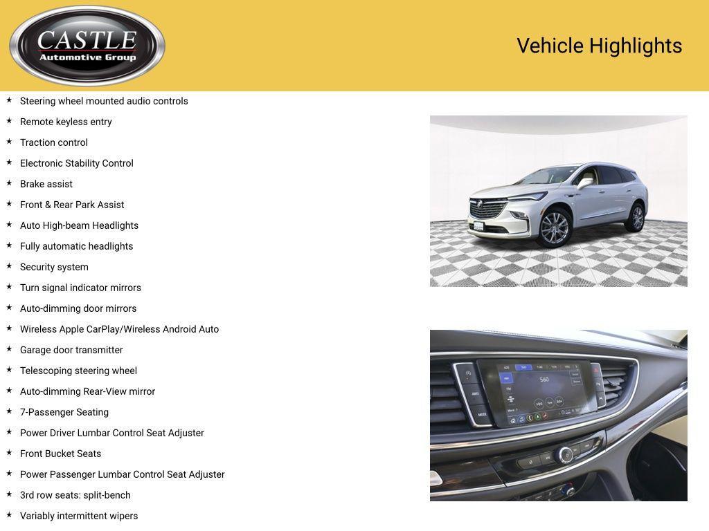 used 2022 Buick Enclave car, priced at $33,936