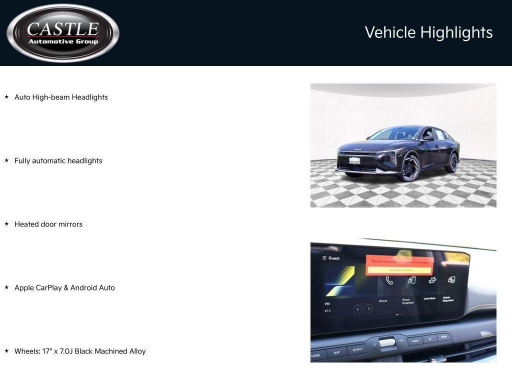 new 2025 Kia K4 car, priced at $22,682